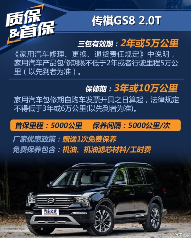 广汽乘用车 传祺GS8 2017款 320T 四驱至尊版